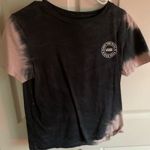 Vans tie dye t shirt